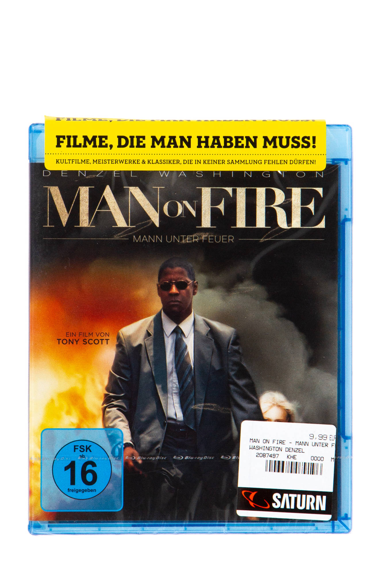 Man on Fire Mann Unter Feuer Bluray Pääkaupunkiseudun Kierrätyskeskus verkkokauppa