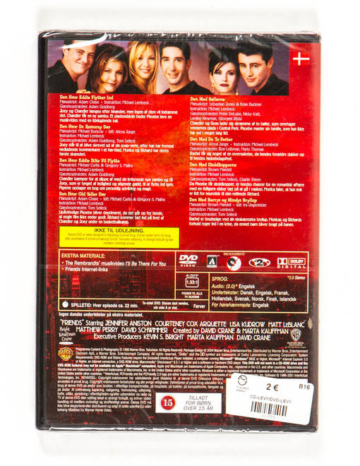 Friends Season 2 Episode 17 24 Dvd Paakaupunkiseudun Kierratyskeskus Verkkokauppa